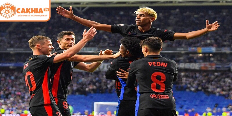 La Liga Tây Ban Nha Bảng Xếp Hạng Cập Nhật Tại CakhiaTV 3 Cầu thủ ăn mừng bàn thắng quan trọng trong trận cầu quyết định